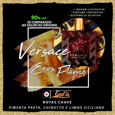 Perfume Similar Gad'is 736 Inspirado em Versace Eros Flame Contratipo